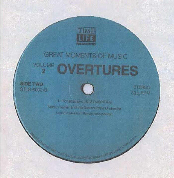 Arthur Fiedler And Boston Pops Orchestra - Great Moments Of Music: Volume 2, Overtures (LP, Comp) (Mint (M)) - Image 4