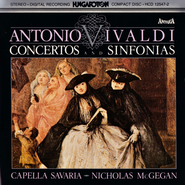 Antonio Vivaldi - Capella Savaria, Nicholas McGegan - Concertos And Sinfonias (CD) (Near Mint (NM or M-))