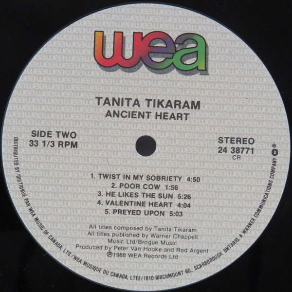 Tanita Tikaram - Ancient Heart (LP, Album) (Mint (M)) - Image 4
