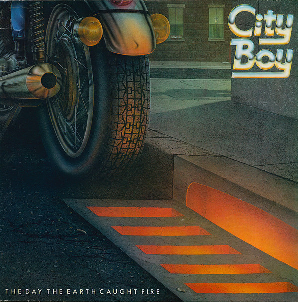 City Boy - The Day The Earth Caught Fire (LP, Album) (Mint (M))