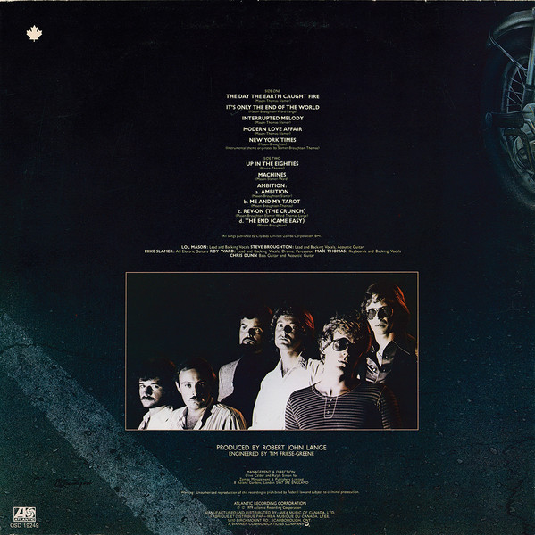 City Boy - The Day The Earth Caught Fire (LP, Album) (Mint (M)) - Image 2