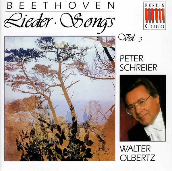 Beethoven*, Peter Schreier, Walter Olbertz - Lieder = Songs Vol. 3 (CD, Album, RM) (Near Mint (NM or M-))