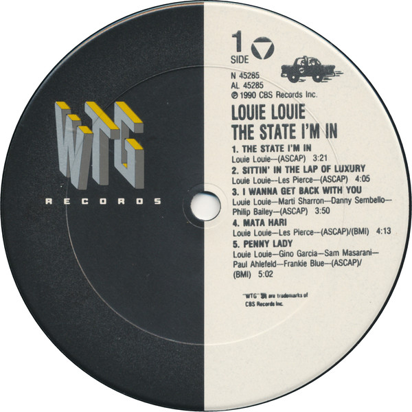 Louie Louie (2) - The State I'm In (LP, Album) (Mint (M)) - Image 3