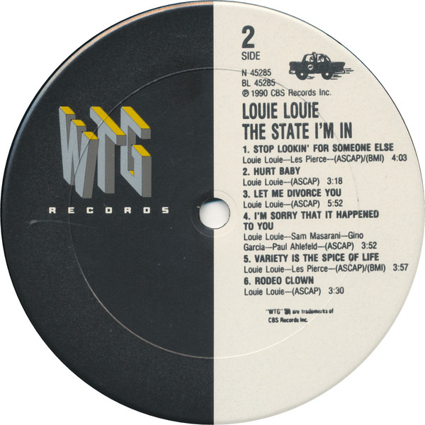 Louie Louie (2) - The State I'm In (LP, Album) (Mint (M)) - Image 4