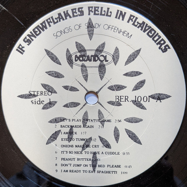 Sandy Offenheim - If Snowflakes Fell In Flavours (LP, Album) (Mint (M)) - Image 3