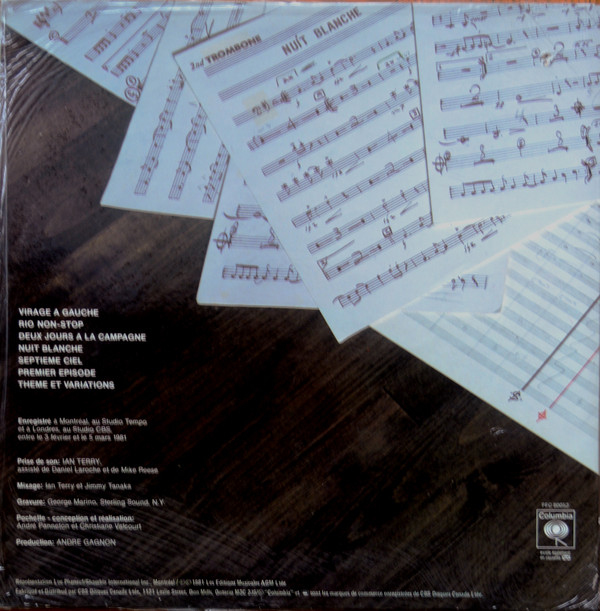 André Gagnon - Virage A Gauche (LP, Album) (Mint (M)) - Image 2