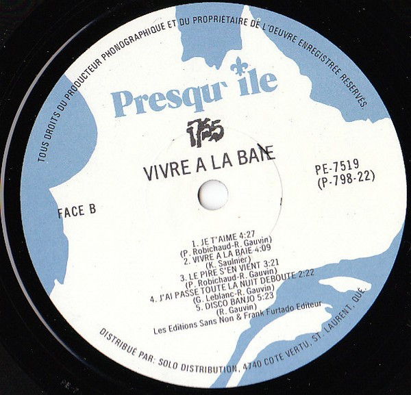 1755 - Vivre À La Baie (LP, Album) (Mint (M)) - Image 4