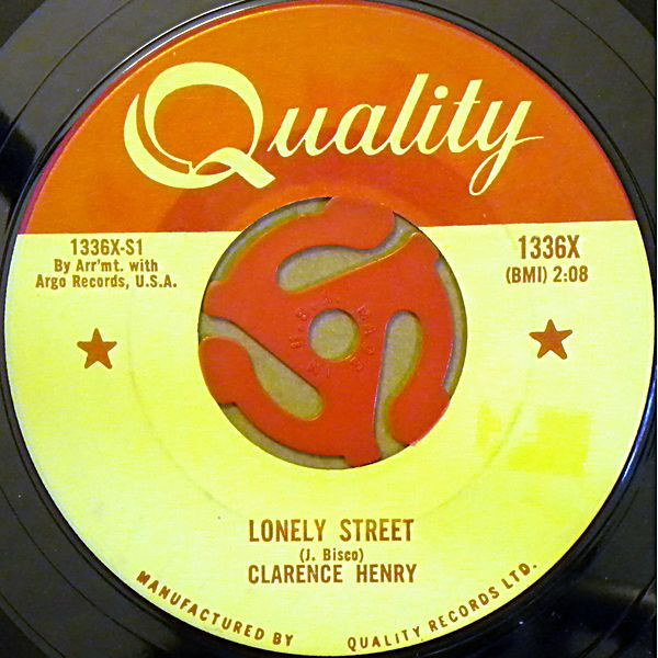 Clarence "Frogman" Henry - Lonely Street (7", Single) (Near Mint (NM or M-))