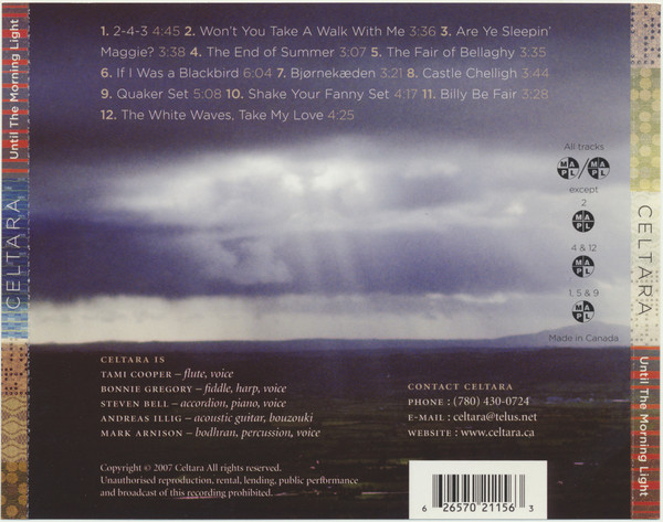 Celtara - Until The Morning Light (CD) (Near Mint (NM or M-)) - Image 2