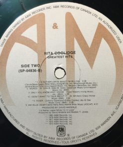 Rita Coolidge - Greatest Hits (LP, Comp) (Mint (M)) - Image 4