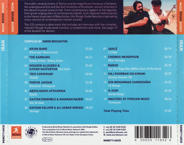 Various - The Rough Guide To The Music Of Iran (CD, Comp) (Near Mint (NM or M-)) - Image 2