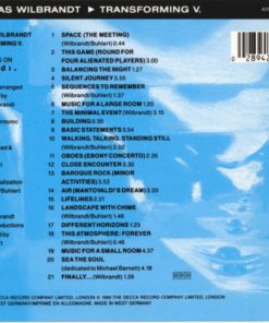 Alternative view of Thomas Wilbrandt - Transforming V. (CD, Album) (Near Mint (NM or M-))