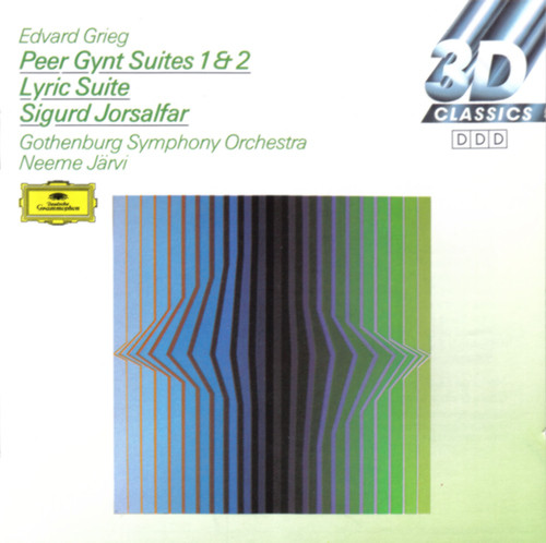 Edvard Grieg, Göteborgs Symfoniker, Neeme Järvi - Peer Gynt Suites 1 & 2・Lyric Suite・Sigurd Jorsalfar (CD, RE) (Mint (M))
