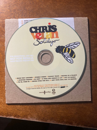 Chris Velan - Solidago (CDr, Album, Promo) (Near Mint (NM or M-)) - Image 3