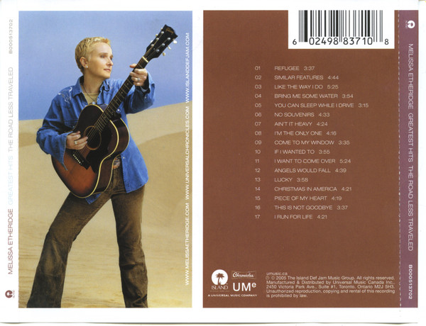 Melissa Etheridge - Greatest Hits: The Road Less Traveled (CD, Album, Comp) (Near Mint (NM or M-)) - Image 2
