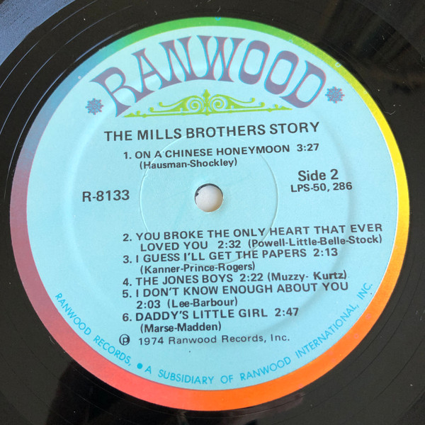 The Mills Brothers - The Mills Bros. Story (LP, Comp) (Mint (M)) - Image 4