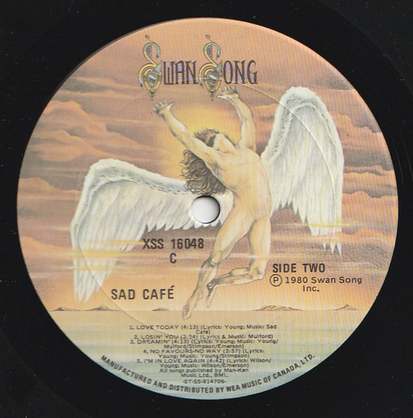 Sad Café - Sad Café (LP, Album) (Mint (M)) - Image 4