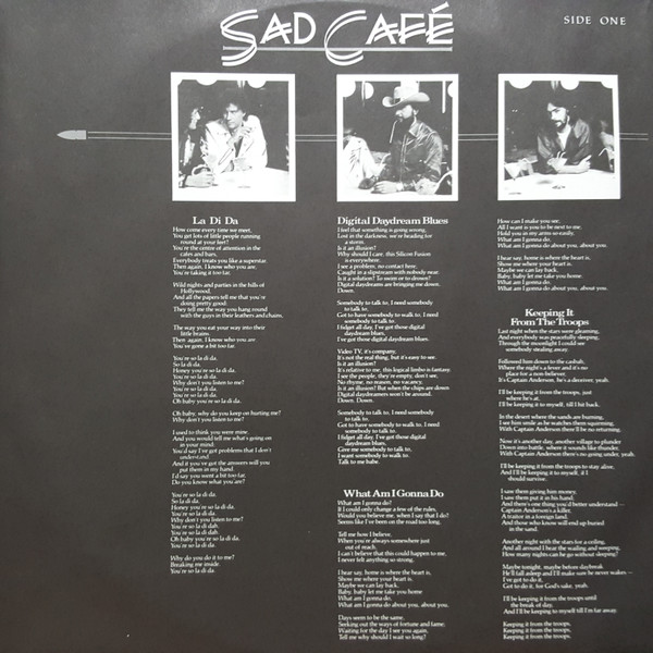 Sad Café - Sad Café (LP, Album) (Mint (M)) - Image 5