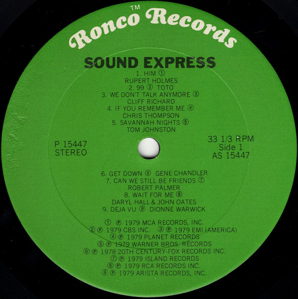 Various - Sound Express (LP, Comp) (Mint (M)) - Image 3