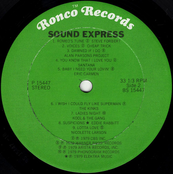 Various - Sound Express (LP, Comp) (Mint (M)) - Image 4
