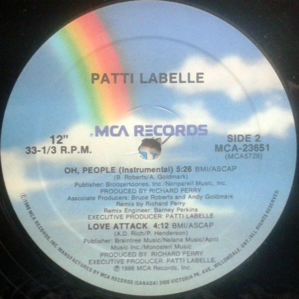 Patti LaBelle - Oh, People (12", Maxi) (Mint (M)) - Image 4