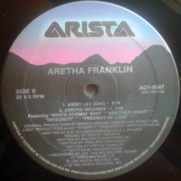 Aretha Franklin - Jimmy Lee (12", Maxi) (Mint (M)) - Image 3
