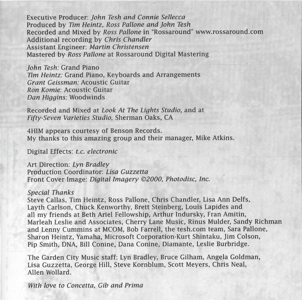 The John Tesh Project - Pure Hymns (CD, Club) (Very Good Plus (VG+)) - Image 3