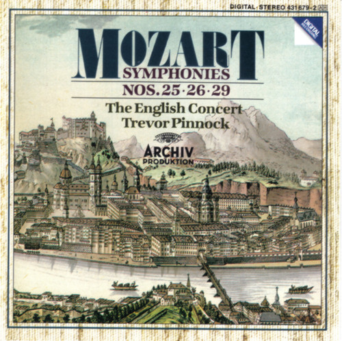 Wolfgang Amadeus Mozart • Trevor Pinnock, The English Concert - Symphonies No. 25, 26 And 29 (CD, Album) (Near Mint (NM or M-))