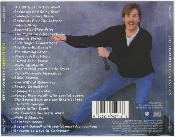 Jeff Foxworthy - Greatest Bits (CD, Comp) (Near Mint (NM or M-)) - Image 2