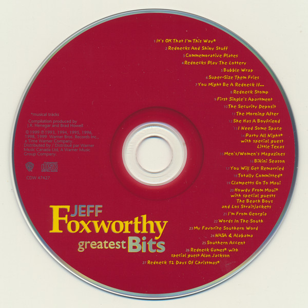 Jeff Foxworthy - Greatest Bits (CD, Comp) (Near Mint (NM or M-)) - Image 3