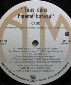 CANO - Tous Dans L'Même Bateau (LP, Album) (Mint (M)) - Image 4