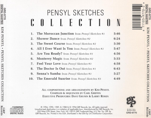 Kim Pensyl - Pensyl Sketches Collection (CD, Comp, RM) (Near Mint (NM or M-)) - Image 2