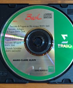 Johann Sebastian Bach, Marie-Claire Alain - Toccata & Fugue En Ré Mineur, Chorals Schübler, Passacaille & Fugue (Œuvres Pour Orgue) (CD, Comp) (Near Mint (NM or M-))