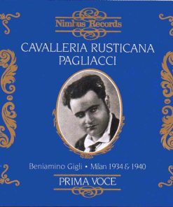 Beniamino Gigli - Cavalleria Rusticana, Pagliacci (2xCD, Comp, Amb) (Near Mint (NM or M-))