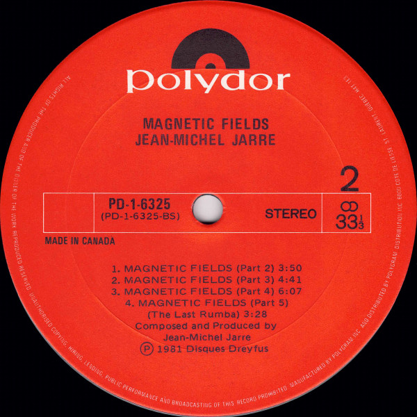 Jean-Michel Jarre - Magnetic Fields (LP, Album) (Mint (M)) - Image 4