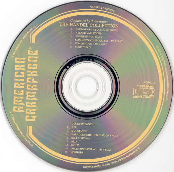 Georg Friedrich Händel, City Of London Sinfonia, John Rutter, Harry Bicket - The Handel Collection (CD, Album) (Near Mint (NM or M-)) - Image 4