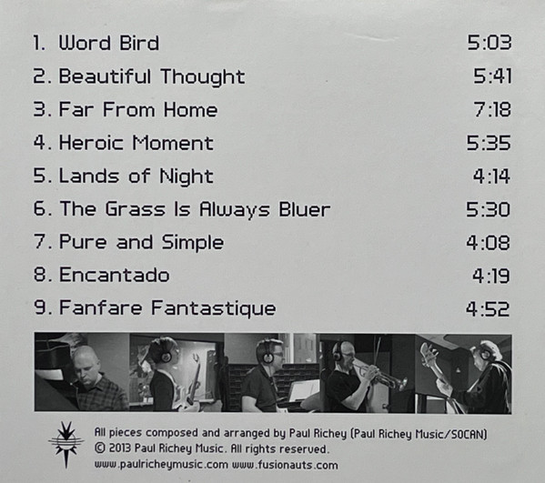 The Fusionauts - Paul Richey And The Fusionauts (CD, Album) (Near Mint (NM or M-)) - Image 2