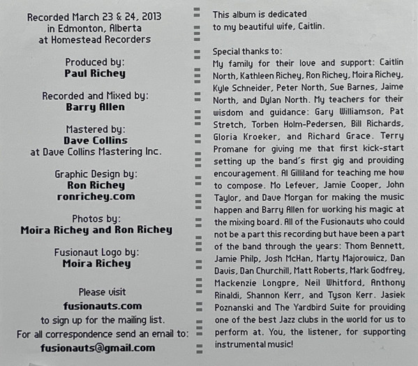 The Fusionauts - Paul Richey And The Fusionauts (CD, Album) (Near Mint (NM or M-)) - Image 5