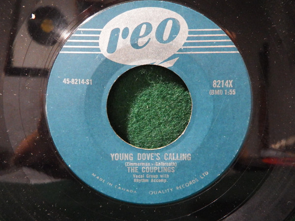 The Couplings - Young Dove's Calling / I Can See (7", Single) (Very Good (VG)) - Image 2