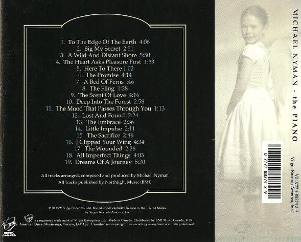 Michael Nyman - The Piano (CD, Album) (Near Mint (NM or M-)) - Image 2