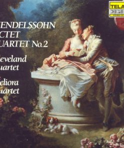 Felix Mendelssohn-Bartholdy, The Cleveland Quartet - Quartet No. 2 In E Minor • Octet In E-flat Minor (CD, Album, RP) (Near Mint (NM or M-))