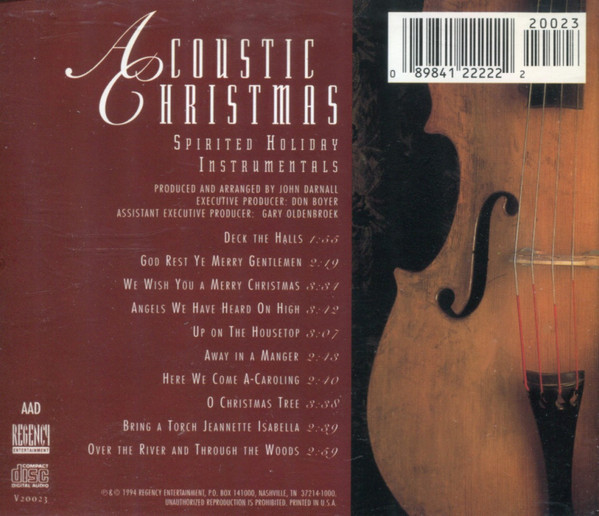 Various - Acoustic Christmas: Spirited Holiday Instrumentals (CD, Album) (Near Mint (NM or M-)) - Image 2