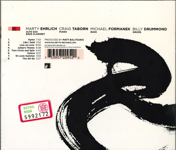 Marty Ehrlich - Line On Love (CD, Album) (Near Mint (NM or M-)) - Image 2