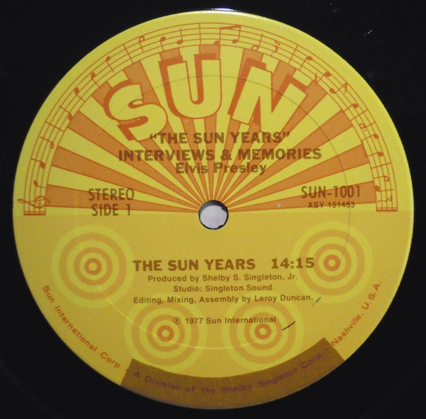 Elvis Presley - Interviews And Memories Of: The Sun Years (LP, Album, P/Mixed, Ter) (Mint (M)) - Image 3