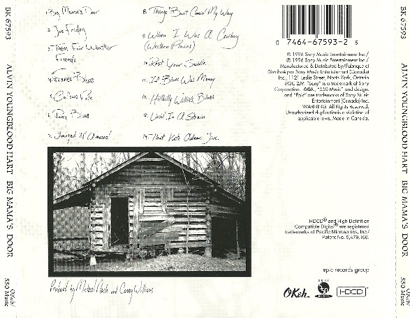 Alvin Youngblood Hart - Big Mama's Door (HDCD, Album) (Near Mint (NM or M-)) - Image 3