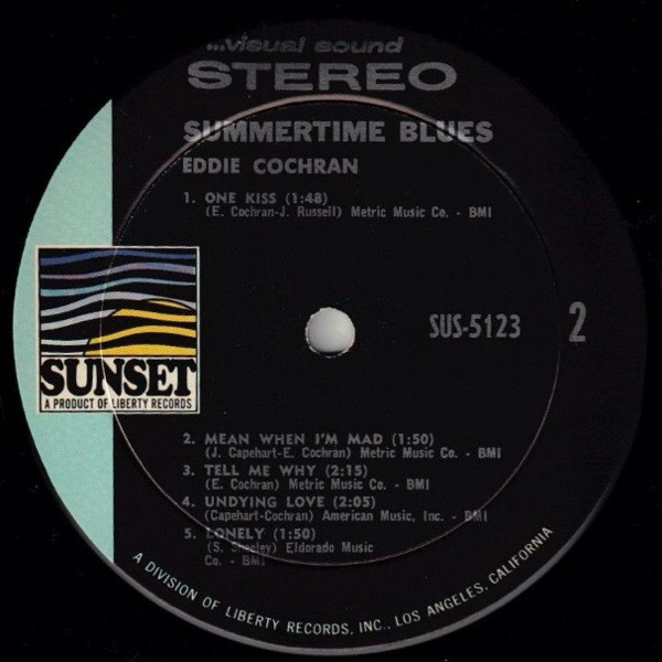 Eddie Cochran - Summertime Blues (LP, Comp) (Mint (M)) - Image 3