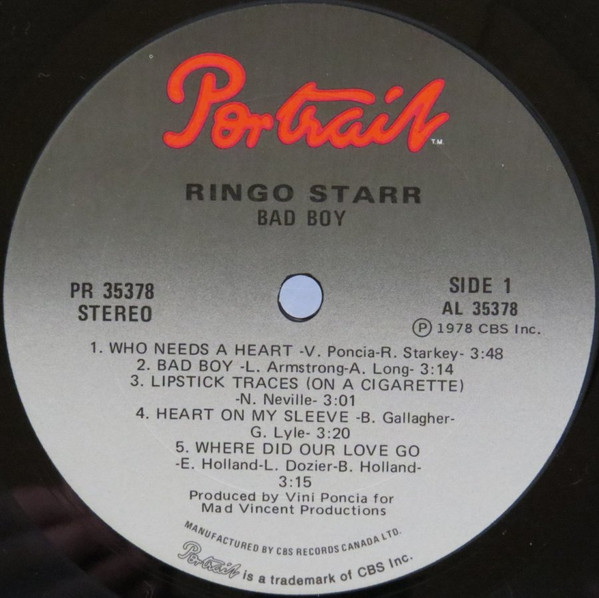 Ringo Starr - Bad Boy (LP, Album) (Mint (M)) - Image 3