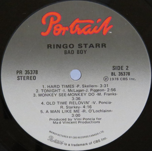 Ringo Starr - Bad Boy (LP, Album) (Mint (M)) - Image 4