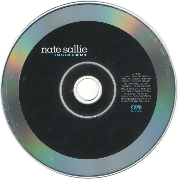 Nate Sallie - Inside Out (CD, Album) (Mint (M)) - Image 3