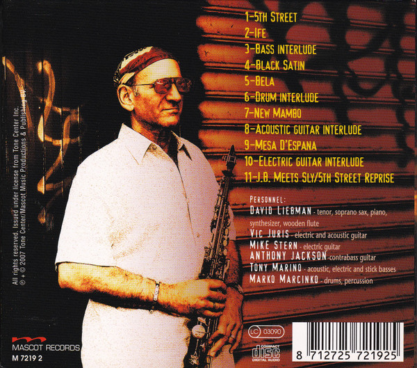 David Liebman, Anthony Jackson, Mike Stern, Tony Marino, Marko Marcinko, Vic Juris - Back On The Corner (CD, Album, Dig) (Near Mint (NM or M-)) - Image 2